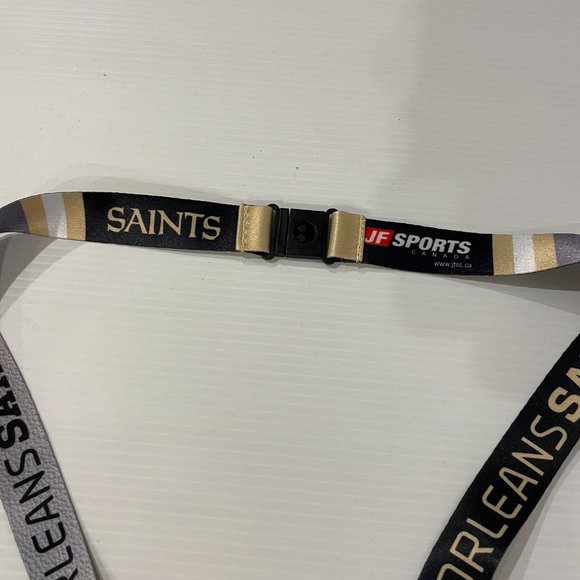 🏈3/$15🏈 New Orleans Saints JF Sports NFL Breakaway Lanyard 17" - NEW - Picture 5 of 5
